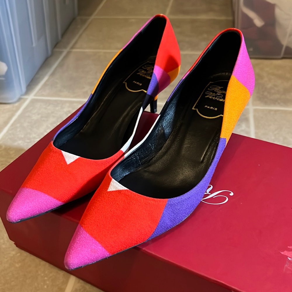 Roger Vivier multicolor pumps size 5 1/2